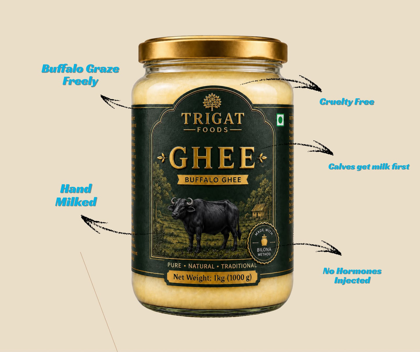 A2 buffalo ghee